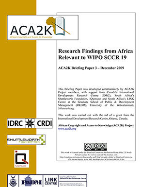 WIPO Briefing Paper 3