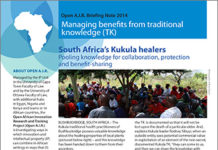 Managing Benefits from Traditional Knowledge (TK)