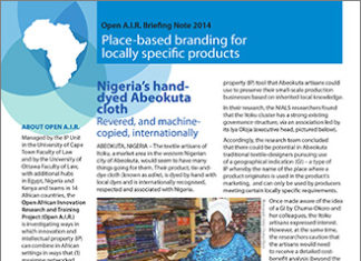 Place-Based Branding for Locally Specific Products