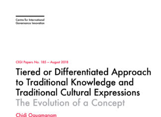 Tiered or Differentiated Approach to Traditional Knowledge and Traditional Cultural Expressions