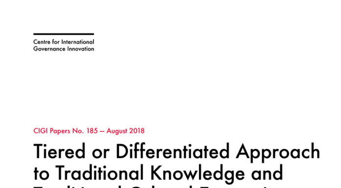 Tiered or Differentiated Approach to Traditional Knowledge and Traditional Cultural Expressions