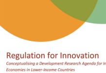 Regulation for Innovation: Conceptualising a Development Research Agenda for Inclusive and Sustainable Economies in Lower-Income Countries