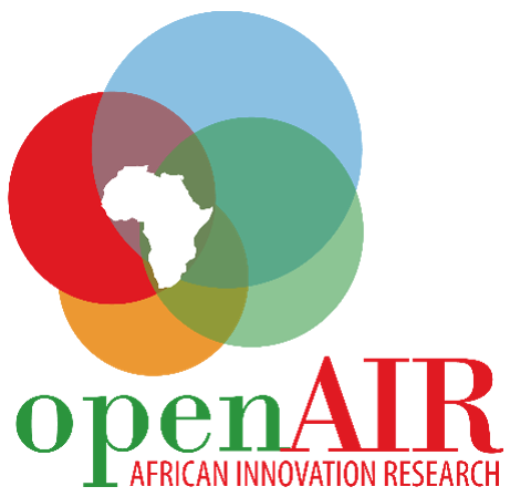 Vertical Logo with colored text and white background