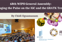 68TH WIPO GENERAL ASSEMBLY: GAUGING THE PULSE ON THE IGC AND THE GRATK TREATY