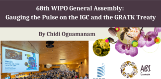 68TH WIPO GENERAL ASSEMBLY: GAUGING THE PULSE ON THE IGC AND THE GRATK TREATY